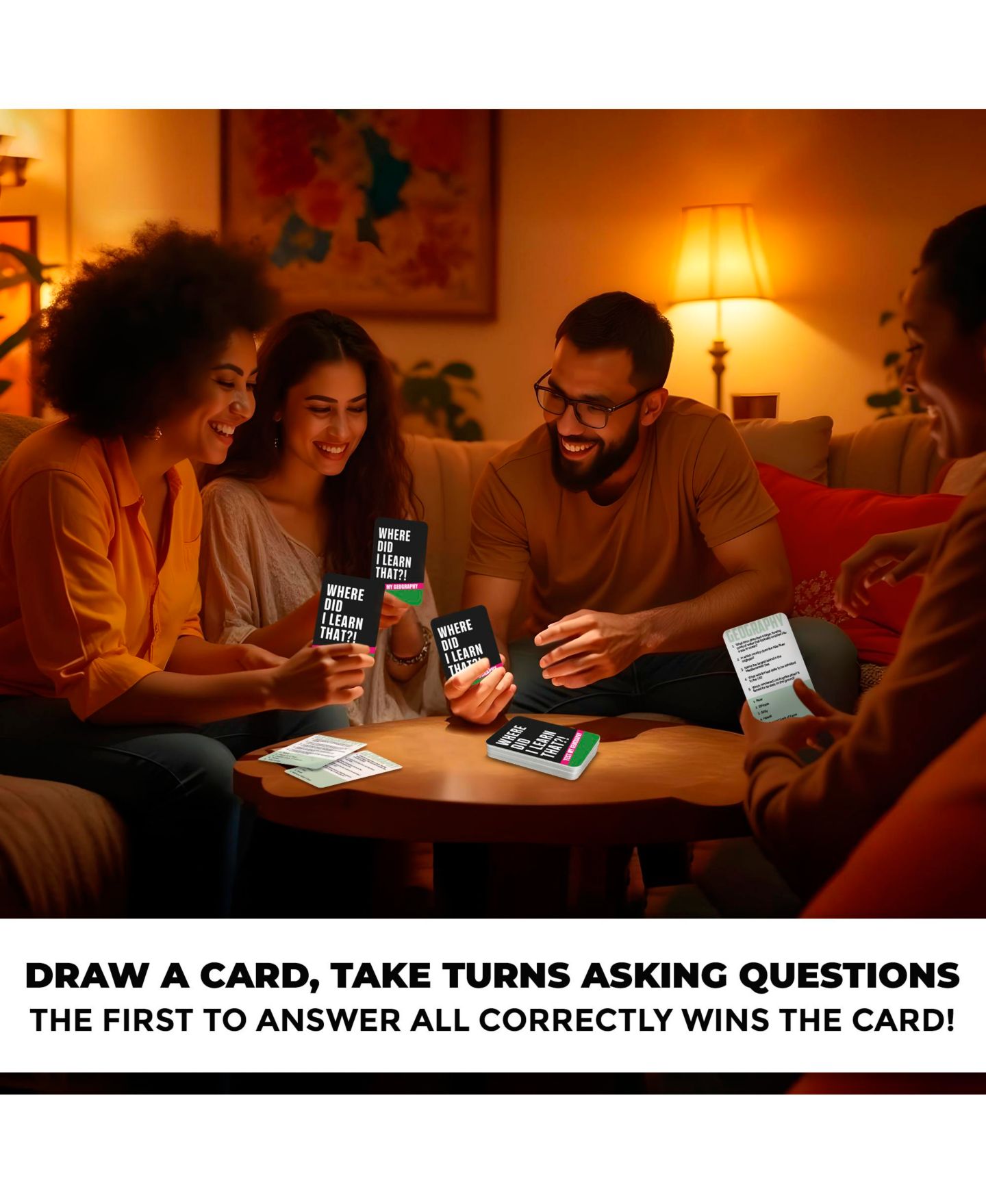 Детская карточная игра Quokka Where Did I Learn That? Science Trivia 500-Question Card Game, Ages 15+, цвет: Geography — фото 5