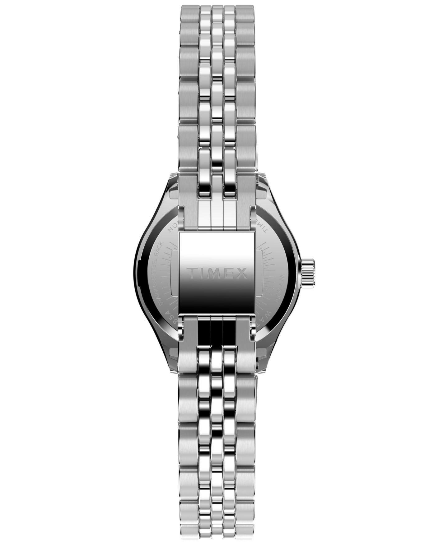 Женские часы Timex Quartz Analog Silver-Tone Stainless Steel Watch, 25mm — фото 3