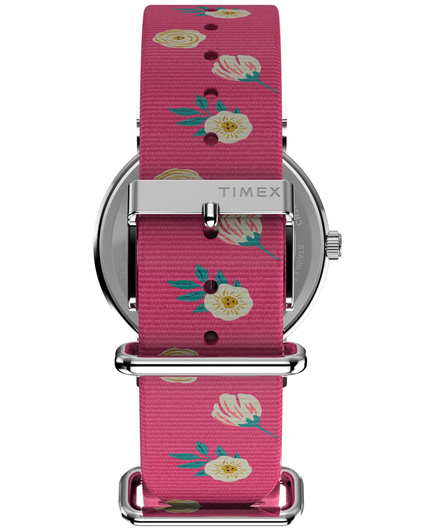Женские часы Timex Quartz Analog Pink Nylon Watch, 38mm — фото 3