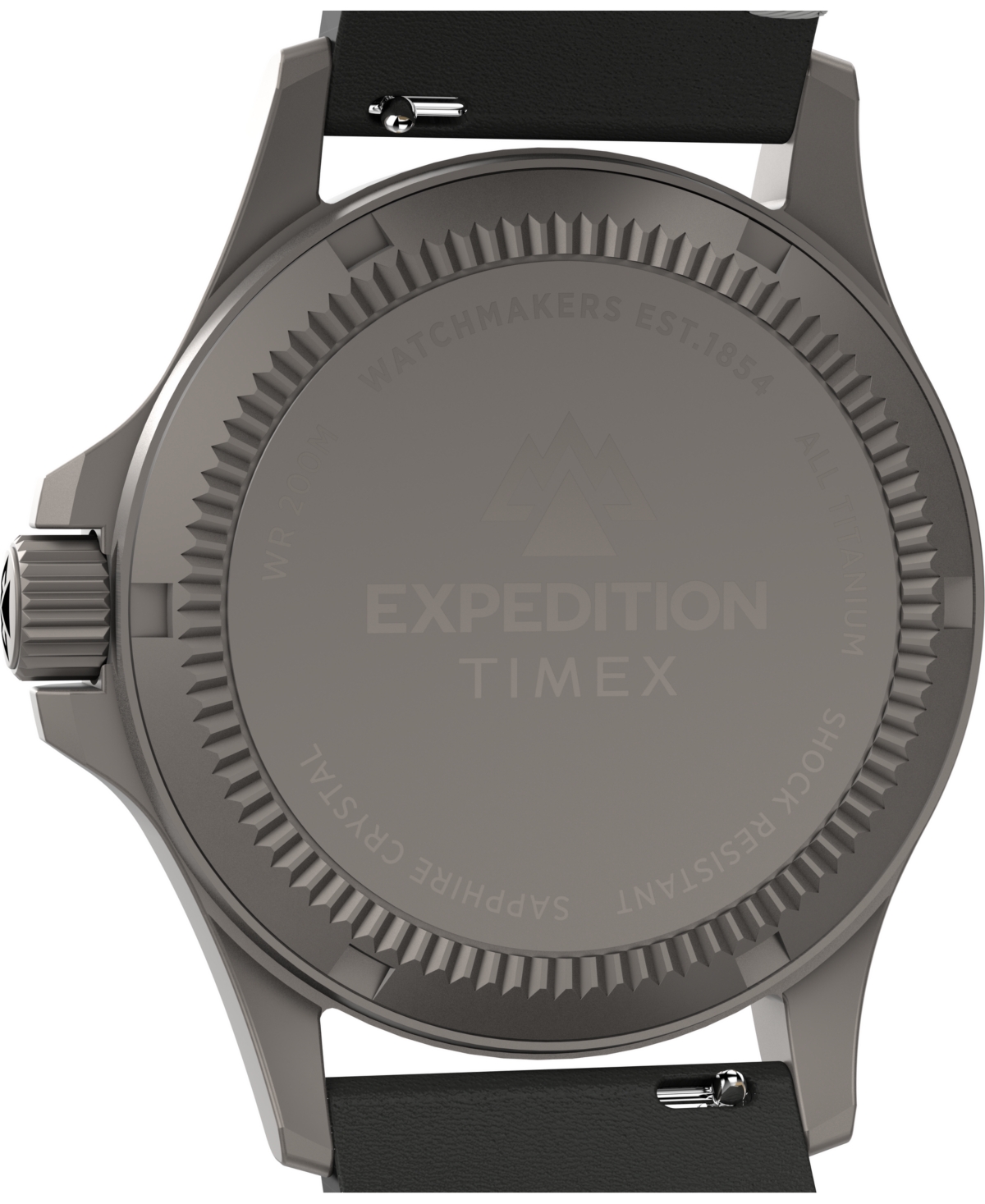 Timex Men's Quartz Analog Black Leather Watch, 38mm