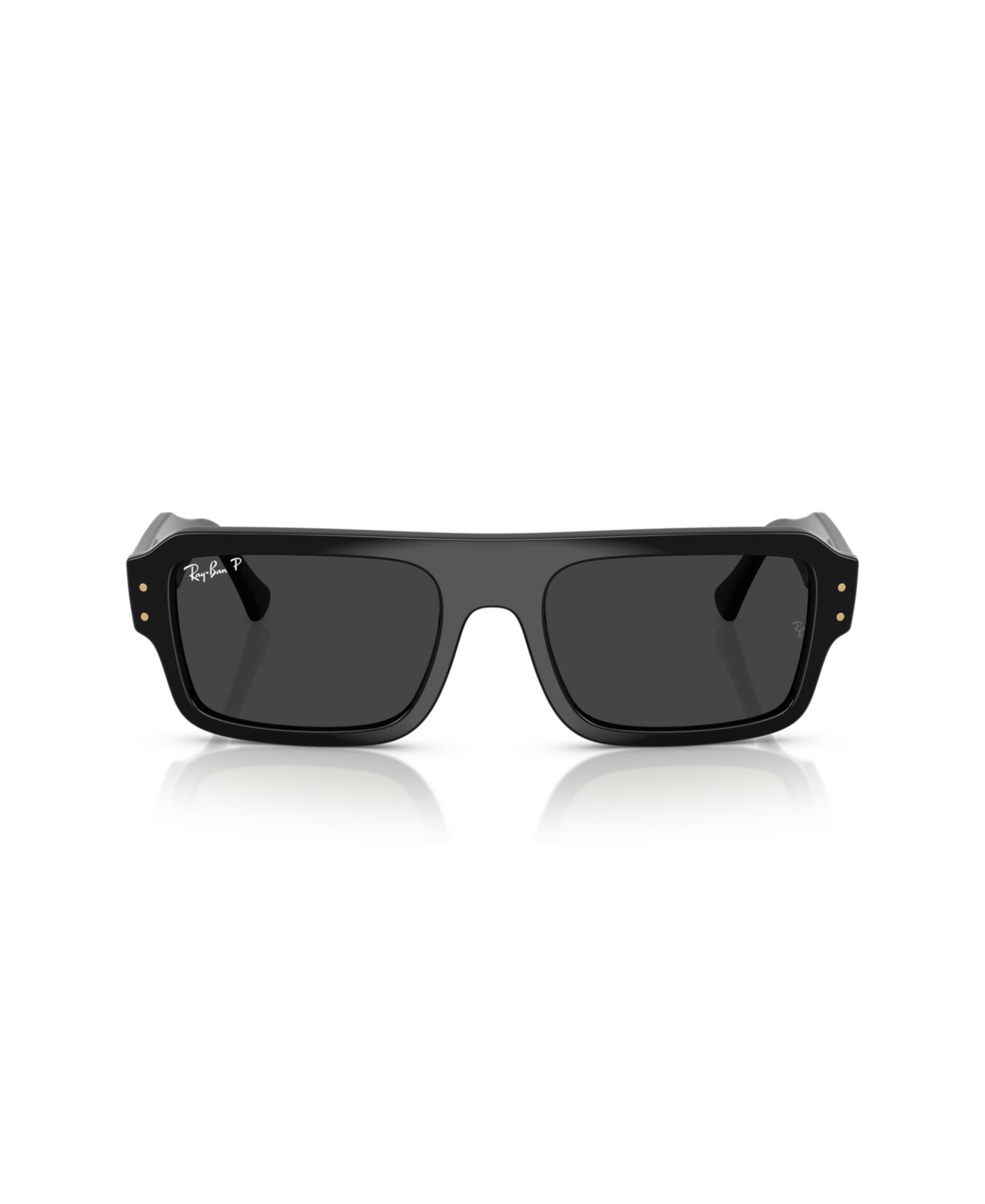 Солнцезащитные очки Ray-Ban Unisex Polarized Sunglasses, Flacco RB4454, цвет: Чёрный — фото 6