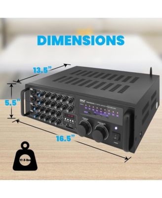 2000W Bluetooth Stereo Mixer Karaoke Amplifier - PMXAKB2000