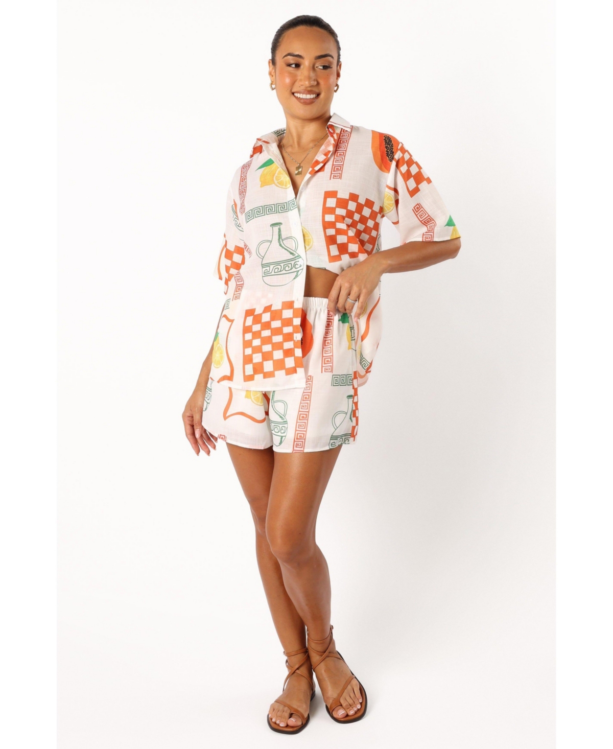 Women's Piccolo Short Set - Orange