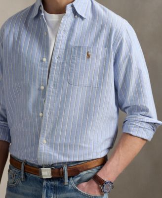 Men's Classic-Fit Striped Oxford Shirt