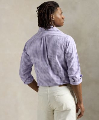 Men's Classic-Fit Gingham Oxford Shirt