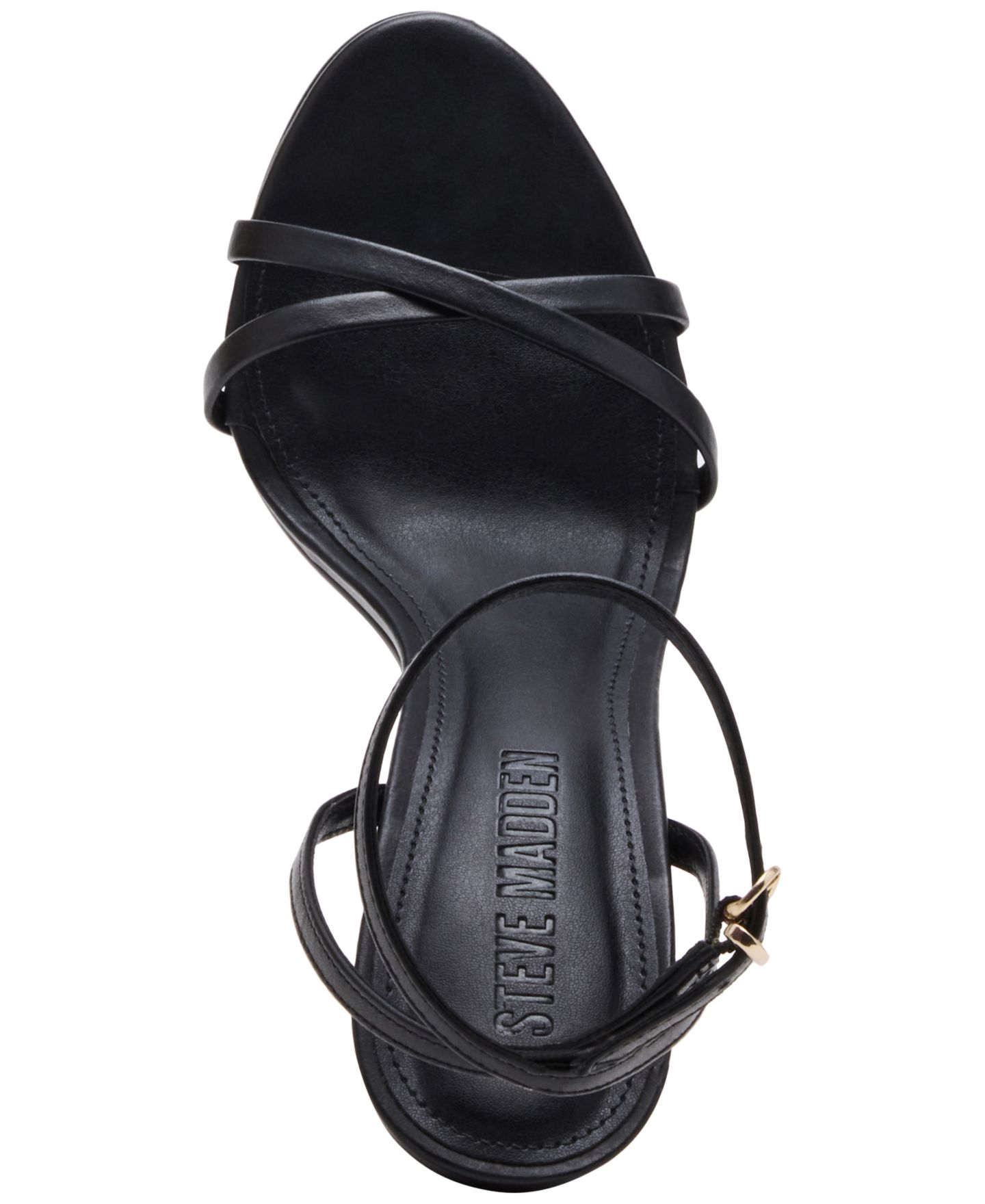 Женские сандалии Steve Madden Jypsey Strappy High-Heel Dress Sandals, цвет: Чёрный — фото 4