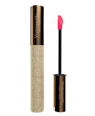 Vivienne Hu GoldSand 2-in-1 Liquid Lipstick & Cheek Blush, Soft Matte - 814 Pop Pink