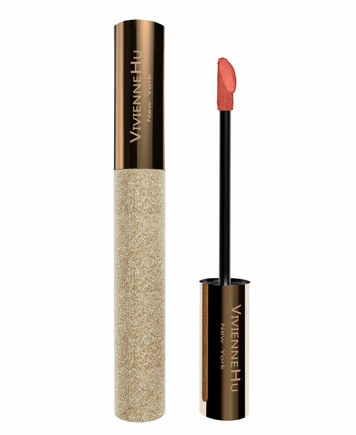 Vivienne Hu Goldsand Max Shine Lip Gloss, 0.15 Oz. In 605 Nude Beige