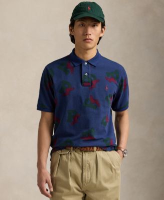 Polo Ralph Lauren Men's Classic-Fit P-Wing Mesh Polo Shirt - Macy's