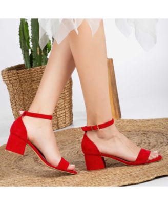 Iva Low Block Heel Sandals