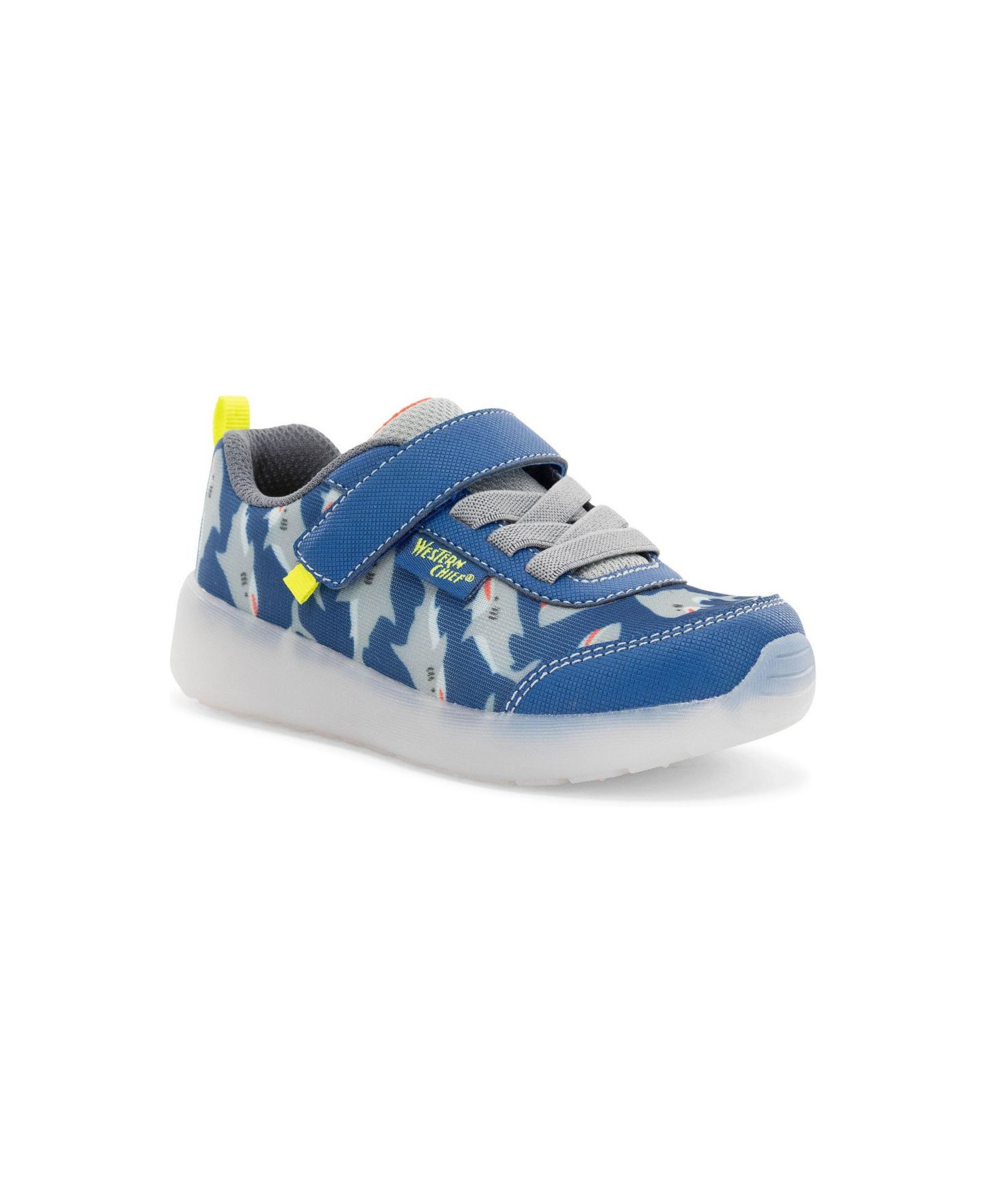 Кроссовки Western Chief Lighted Flash Feet Sneaker для мальчиков, цвет: Синий — фото 2