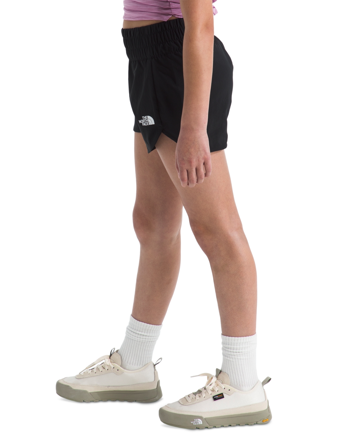 The North Face Big Girls Never Stop Moving Shorts In Tnf Black