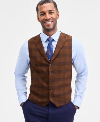 Tayion Collection - Men's Classic-Fit Suit Separate Vest