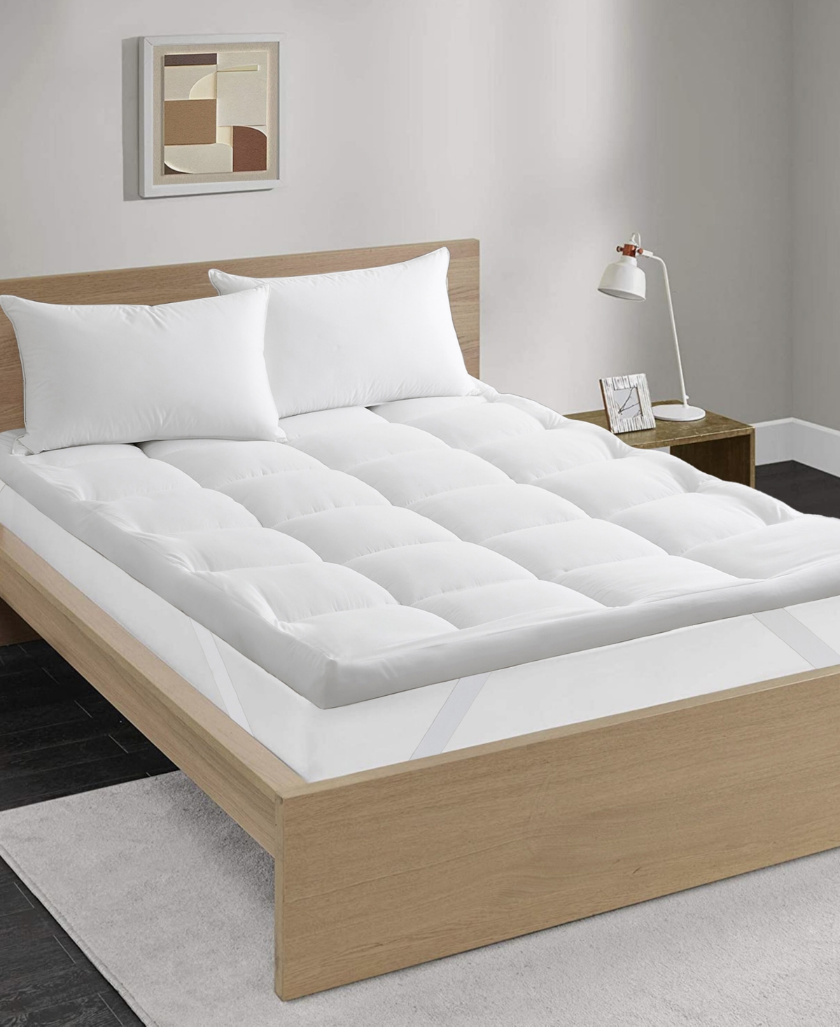 Unikome Loft Down Alternative Mattress Topper, Twin In White