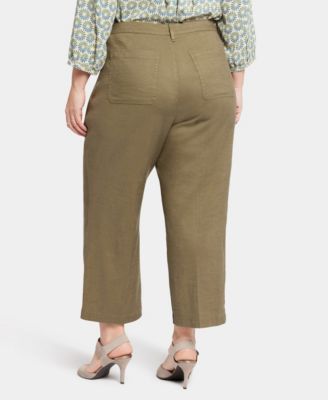 NYDJ Plus Size Wide Leg Cargo Capri Pants Macy's
