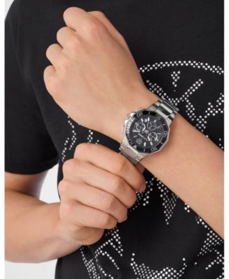 Men's Titan Chronograph Date Quartz Stainless Steel Bracelet Watch, 46mm