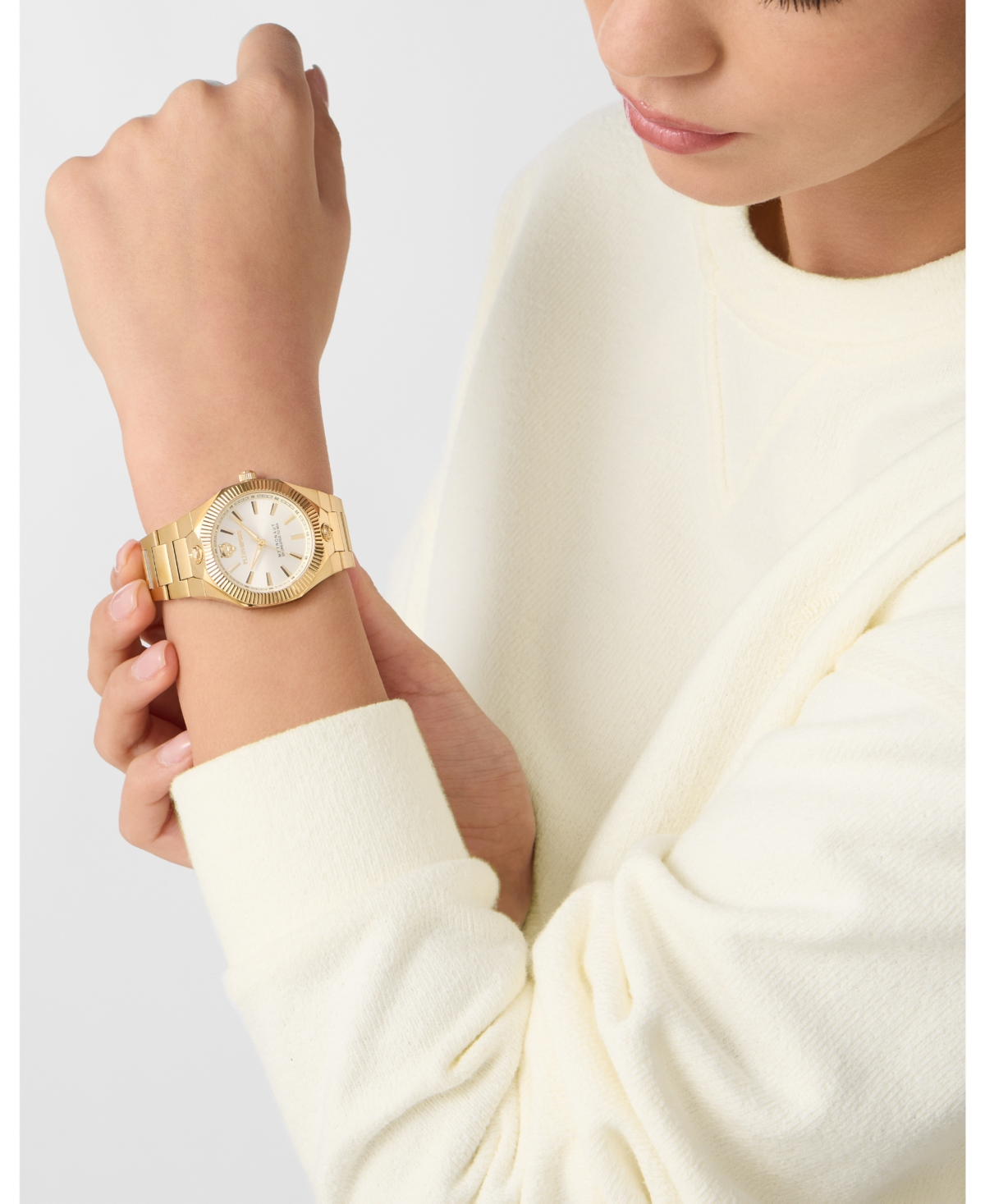 Plein Sport Metronaut Bracelet Watch In Gold