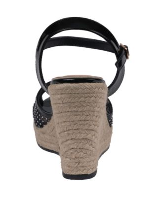 Women's Mila Embellished Espadrille Wedge Sandals