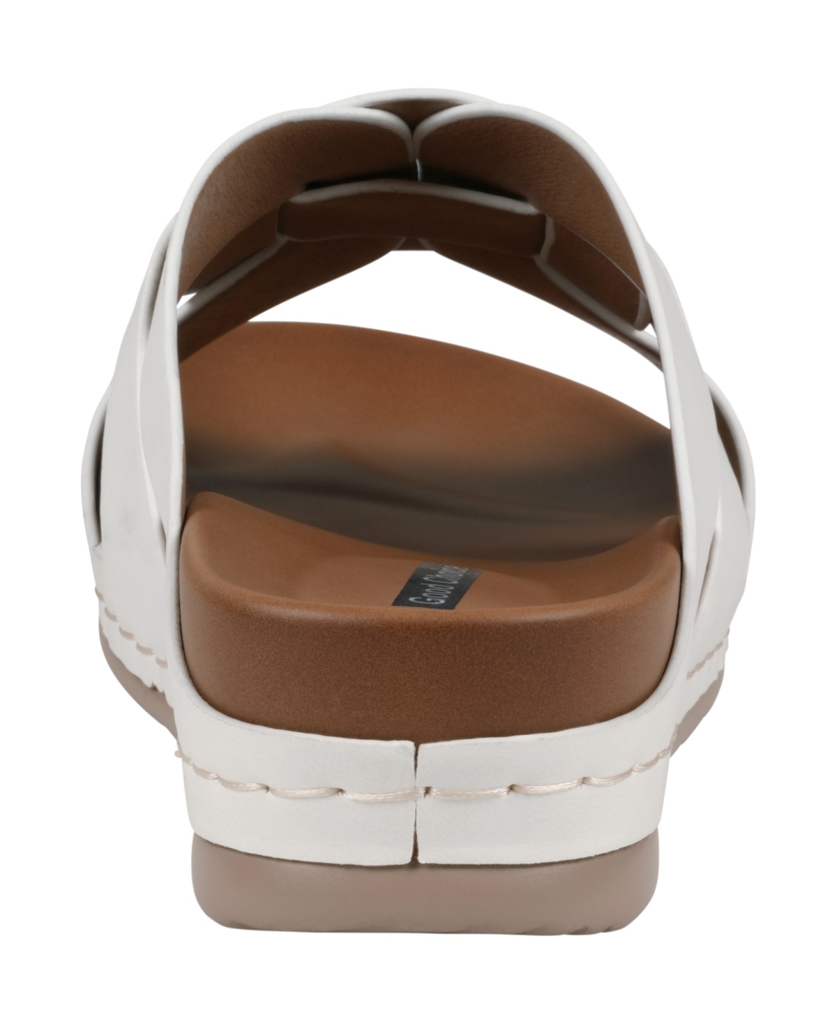 Gc Shoes Women's Betsy Embellished Wedge Sandals In White