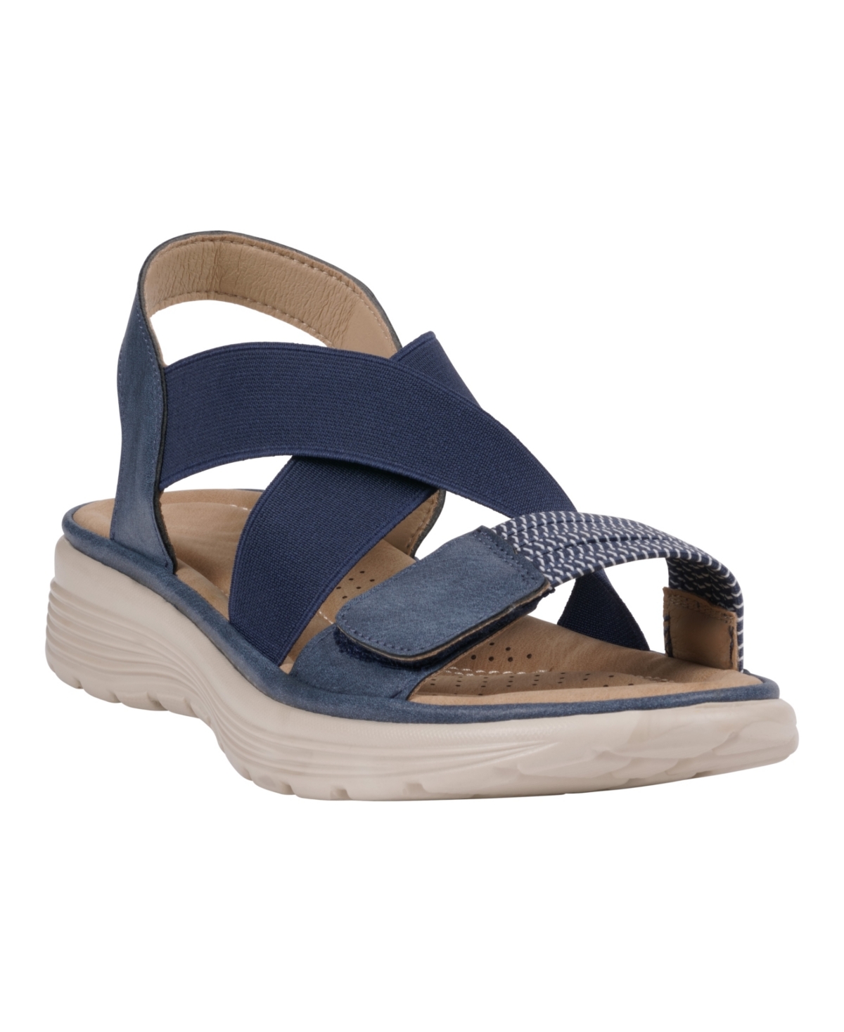 Gc Shoes Ariel Comfort Slingback Sandal In Navy