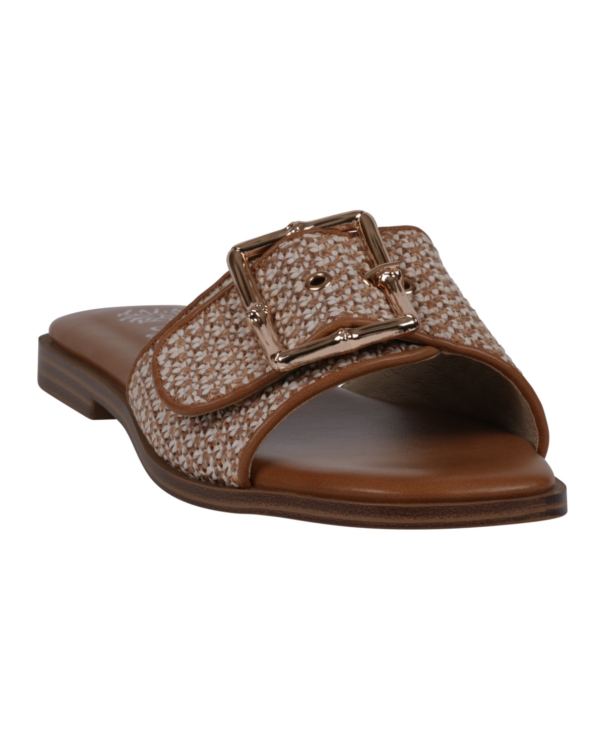 Women's Indie Woven Buckle Flat Sandals - Natural