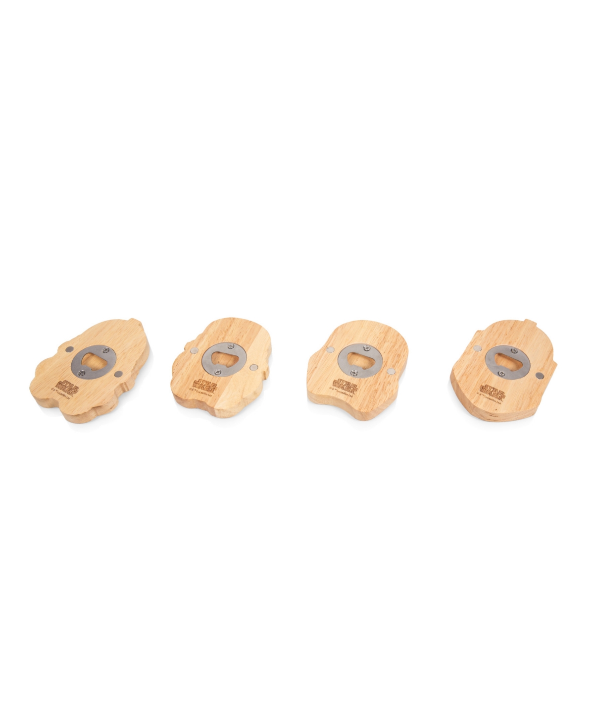 Legacy Star Wars Stormtrooper Coasters With Bottle Openers Set In Brown