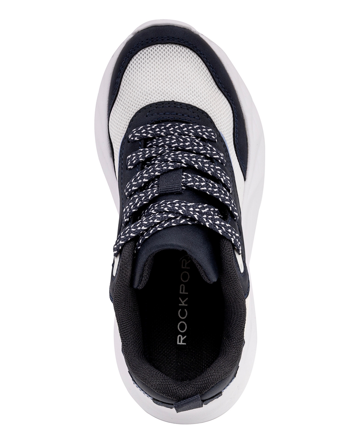 Rockport Little And Big Boys Jasper Athletic Sneaker In Navy,white