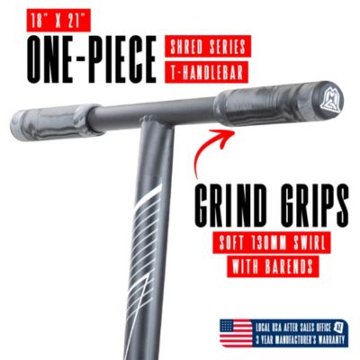 Pro Stunt Scooter for Kids Ages 5 - 12 – Lightweight Durable Trick Scooter for Skatepark and Street – MG1 - Black