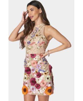 Women's Mock Neck Sleeveless Short Dress