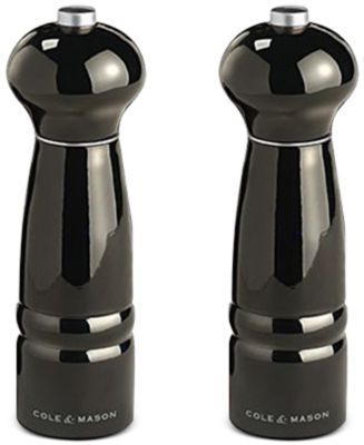 Cole & Mason - Windsor Black Gloss Salt & Pepper Mill Set