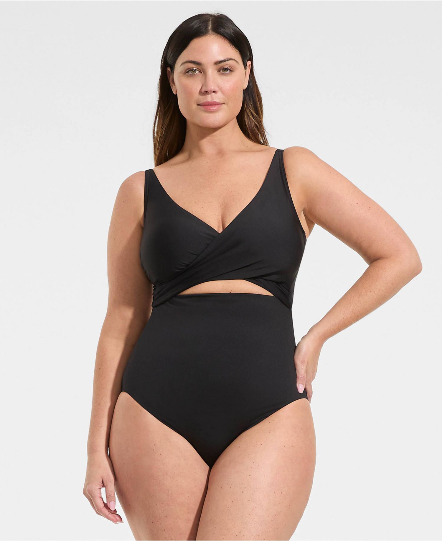 Women's Wrap Monokini High Leg One Piece Swimsuit