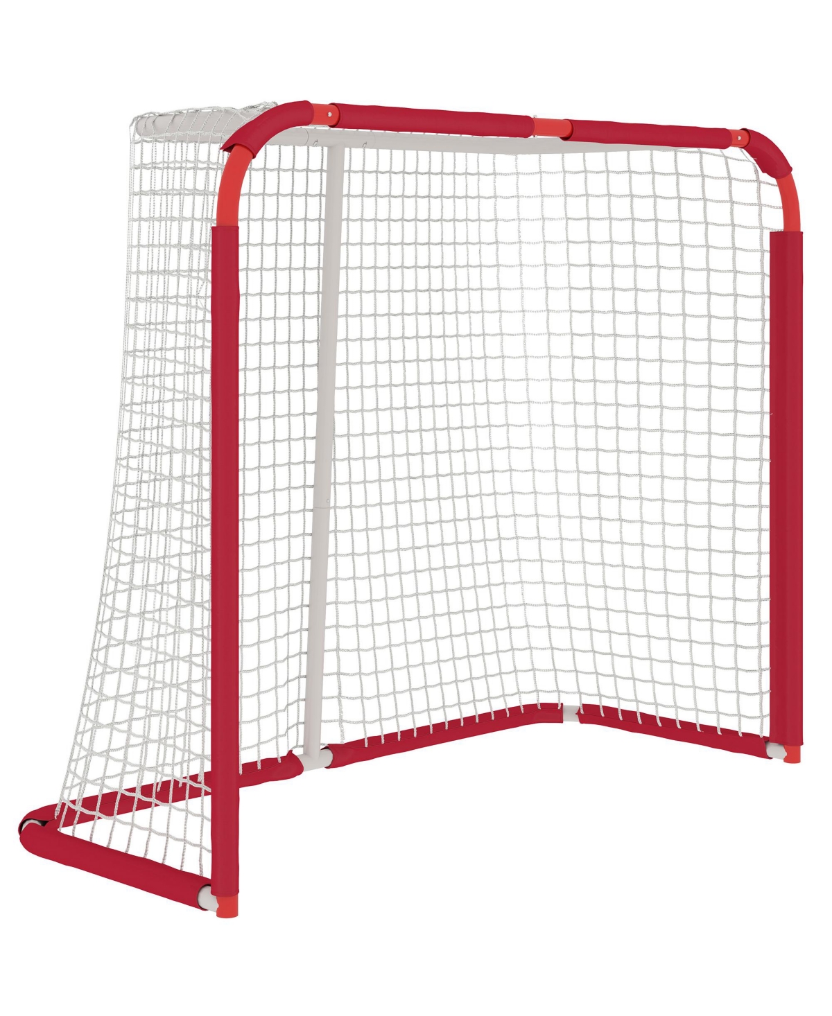 Soccer Goal, Practice Soccer Goal Net with Steel Frame, Pe Mesh - White