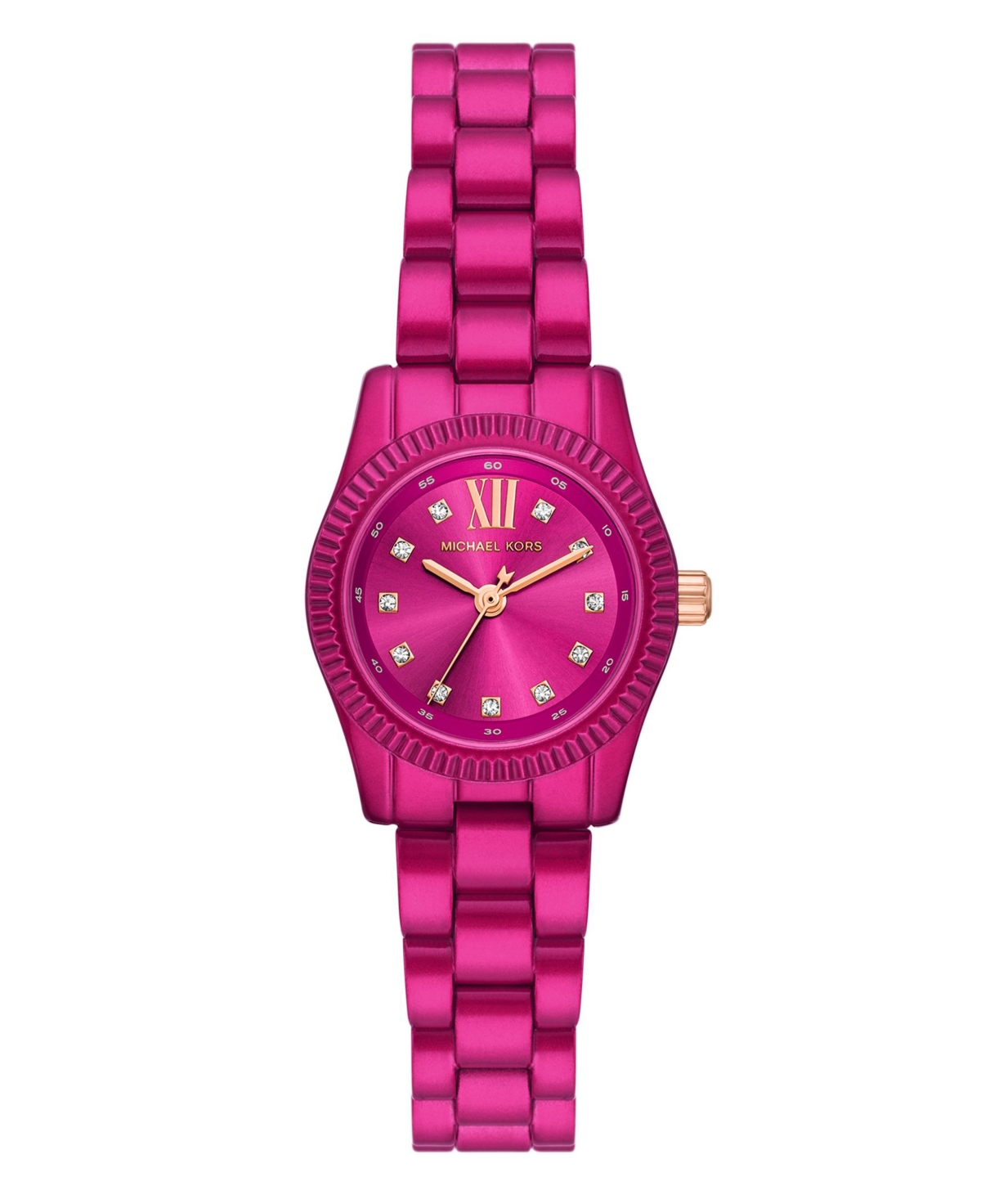 Michael Kors Women's Limited Edition Lexington Wild Berry Stainless Steel Watch, 26mm