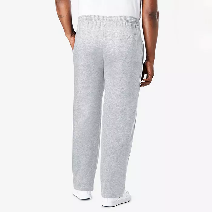 Big & Tall Fleece Open-Bottom Sweatpants - thumbnail 8