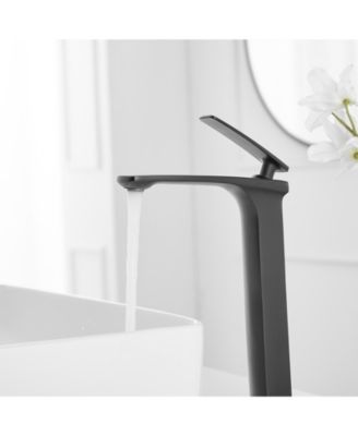 Single Hole Single Handle Bathroom Vessel Sink Faucet With Pop Up Drain Without Overflow In Polished Chrome