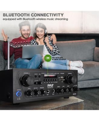 250W Bluetooth Compact Home Audio Amplifier - PTA24BT
