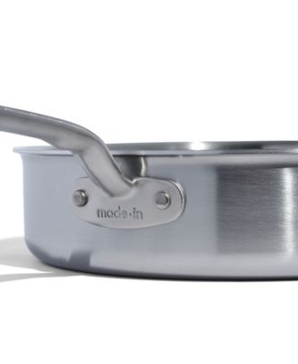 Stainless Steel Clad 3.5-Quart Saut&eacute; Pan with Lid