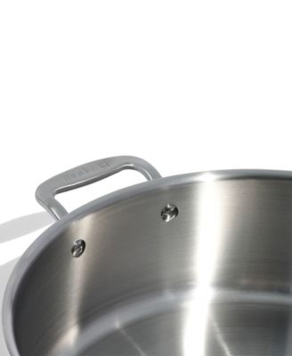Stainless Steel Clad 10-Quart Rondeau with Lid