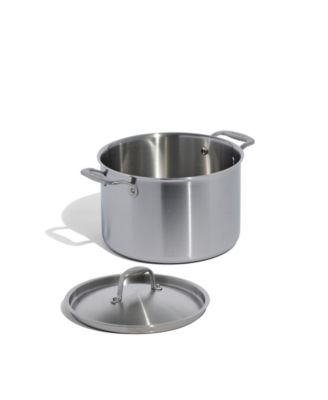Stainless Steel Clad 8-Quart Stock Pot with Lid