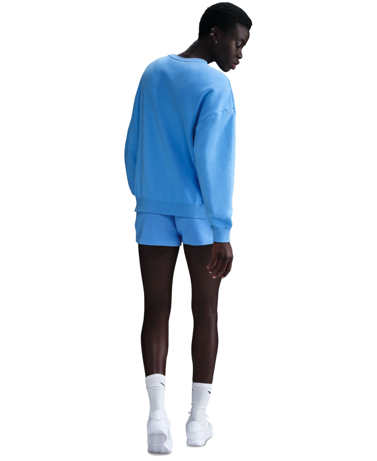 Nike Women's Sportswear Club Fleece Crewneck Sweatshirt In Blue