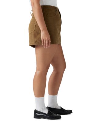 Women's Icon Cotton High-Rise Denim Miniskirt