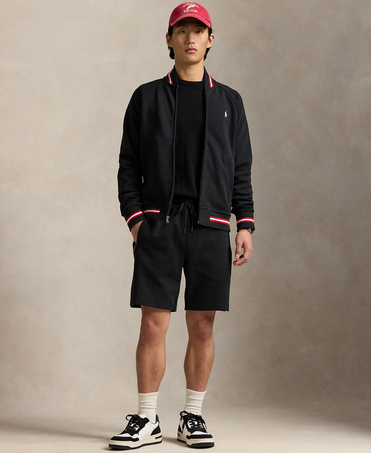 Polo Ralph Lauren Men's Double-knit Bomber Jacket In Multi