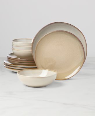 Organic Shades 12 Pc. Dinnerware Set, Service for 4