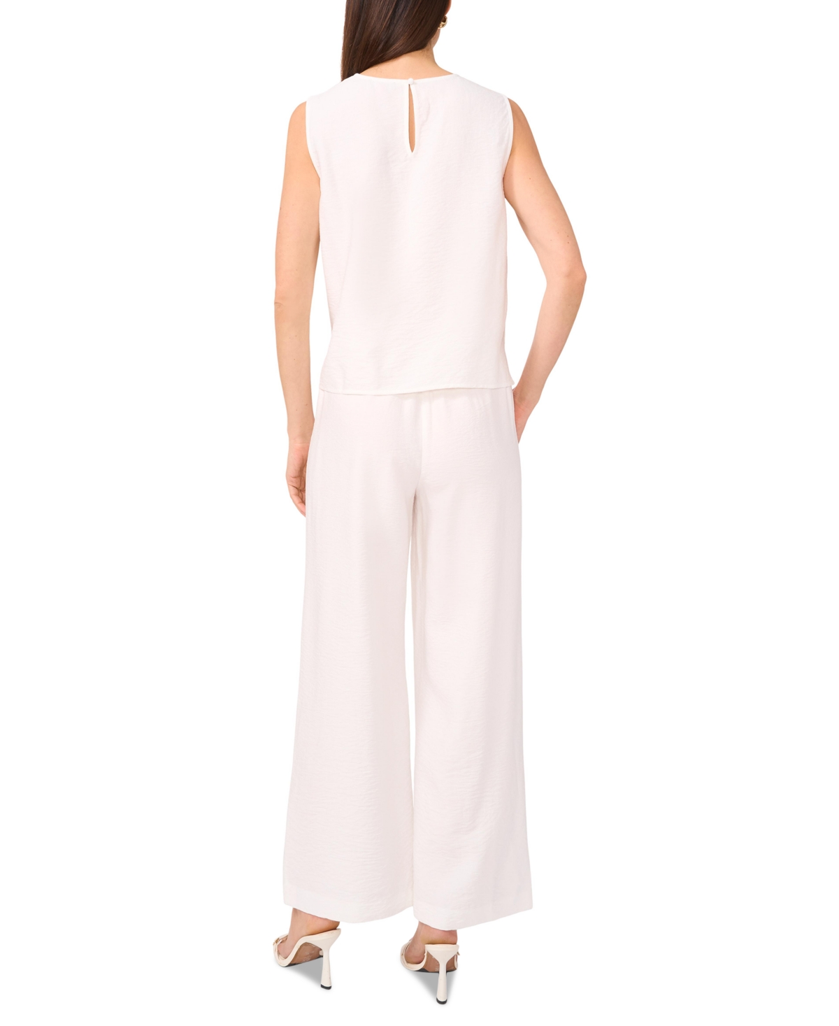 VINCE CAMUTO WOMEN'S EMBROIDERED SLEEVELESS TOP 