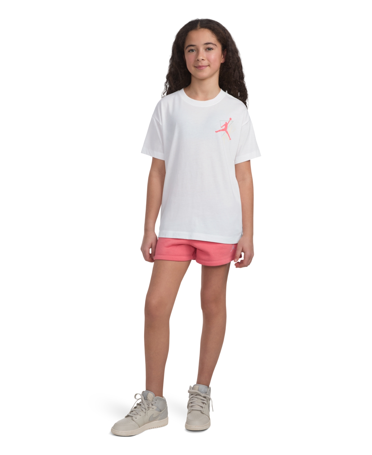 JORDAN BIG GIRLS TAKE FLIGHT SHORT SLEEVE TEE 