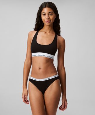 Women's Modern Logo Low-Rise Bikini Underwear QD5044