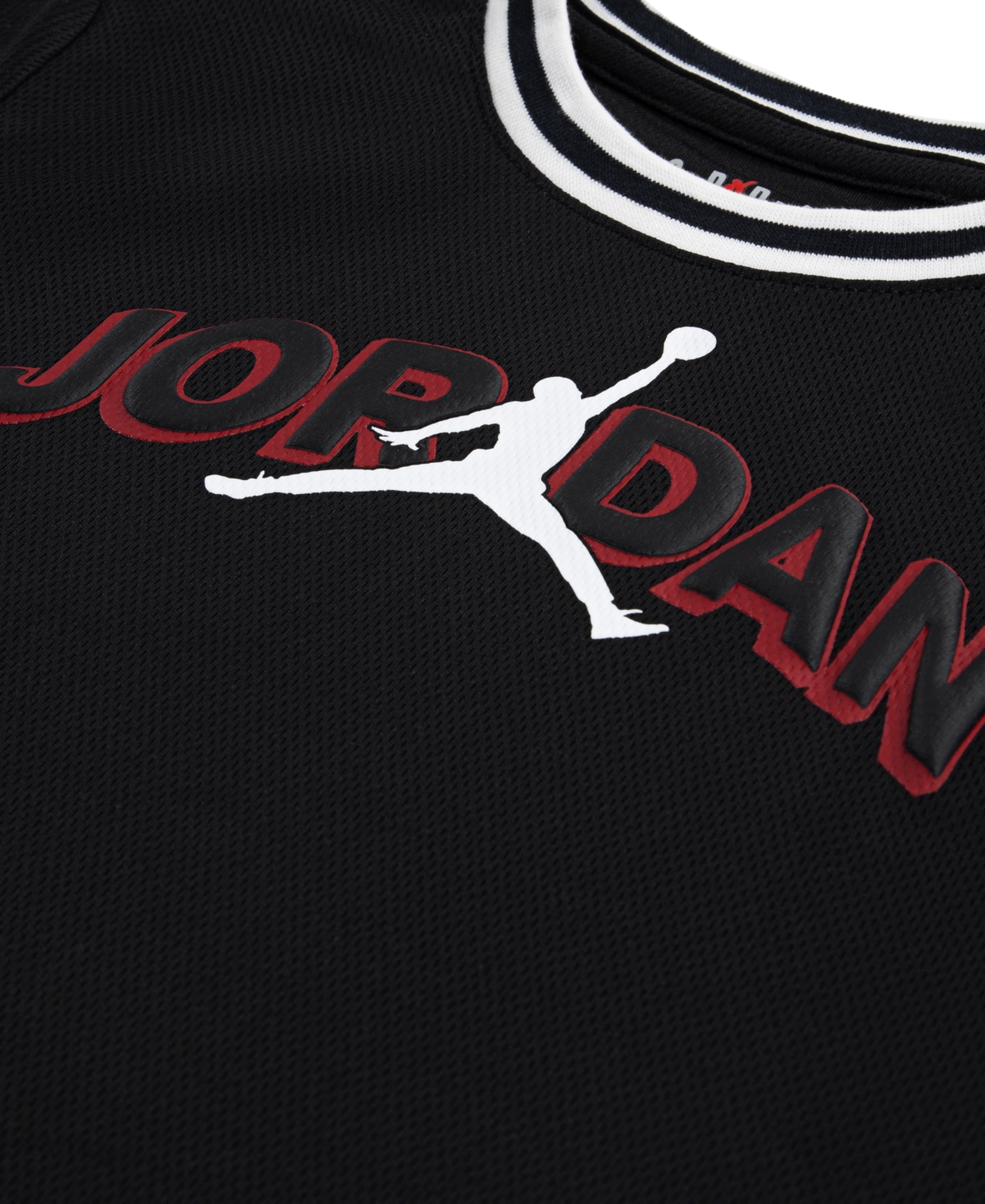 Jordan Little Boys 2-piece Logo Mesh T-shirt And Shorts Set In Gym Red