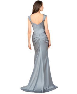Women's Sleeveless Corset Gown