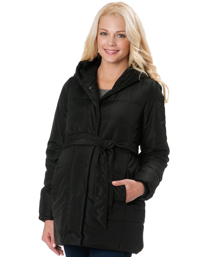 Motherhood Maternity Quilted Puffer Coat Macy's