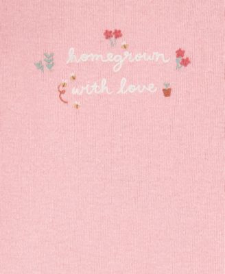 Baby Girls Barn-Print Pants, Top, Headwrap & Socks, 4 Piece Set